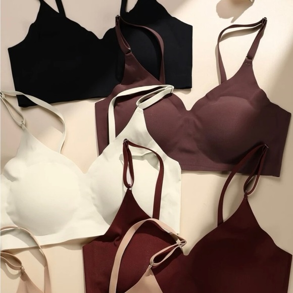 5pack Plain Bralette Multicolor 🆕 size large !!!!! SHEIN !!!!! - Picture 3 of 6